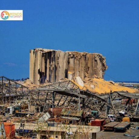 The damage to our office after the Beirut explosion