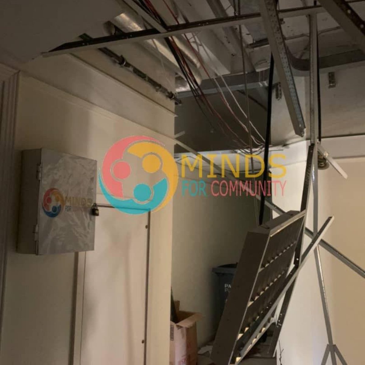 The damage to our office after the Beirut explosion
